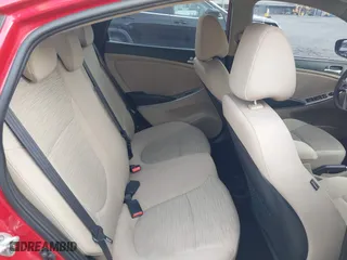 2016 Hyundai Accent SE with VIN KMHCT4AE1GU083877, listed as a IAAI auction lot 41902909 with 53,260 mi miles. Bid and sale history available at carsss.com. Image 8.