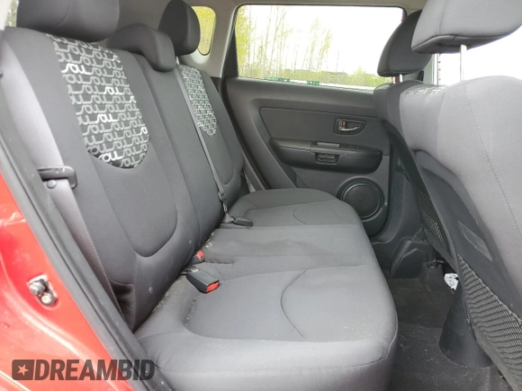 2011 Kia Soul + with VIN KNDJT2A25B7343825, listed as a Copart auction lot 52168345 with 117,204 mi miles and Salvage Title. Bid and sale history available at carsss.com. Image 10.