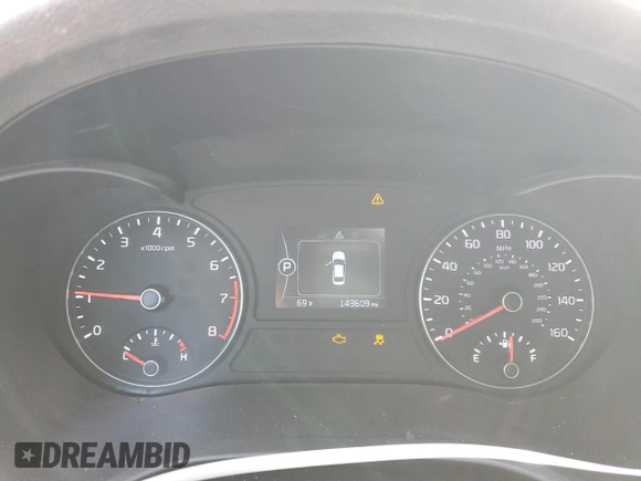 2016 Kia Optima LX with VIN 5XXGT4L35GG083887, listed as a Copart auction lot 49731425 with 143,609 mi miles and Salvage Title. Bid and sale history available at carsss.com. Image 9.