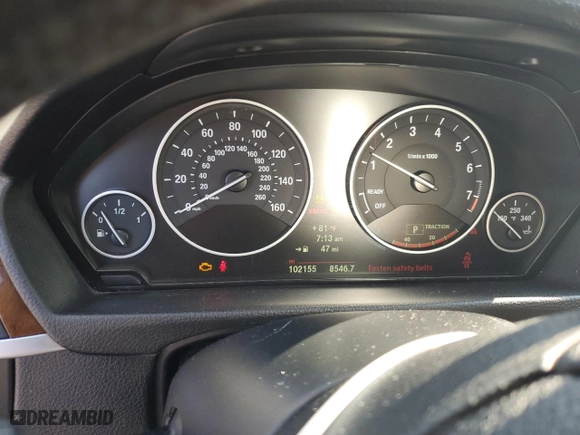 2014 BMW 3 Series Gran Turismo 328i xDrive with VIN WBA3X5C55ED557643, listed as a Copart auction lot 59037854 with 102,155 mi miles and Salvage Title. Bid and sale history available at carsss.com. Image 9.