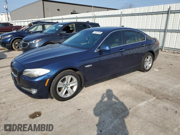 2013 BMW 5 Series 528i xDrive with VIN WBAXH5C50DD107394, listed as a Copart auction lot 51527105 with 128,009 mi miles and Clean Title. Bid and sale history available at carsss.com. Image 1.