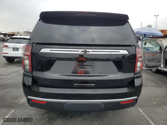 2022 Chevrolet Tahoe LT with VIN 1GNSCNKD6NR354144, listed as a Copart auction lot 76732424 with 32,117 mi miles and Salvage Title. Bid and sale history available at carsss.com. Image 6.