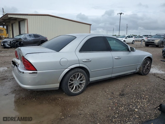 2001 Lincoln LS w/Luxury Pkg with VIN 1LNHM86S01Y642196, listed as a Copart auction lot 50640325 with 87,777 mi miles and Salvage Title. Bid and sale history available at carsss.com. Image 3.