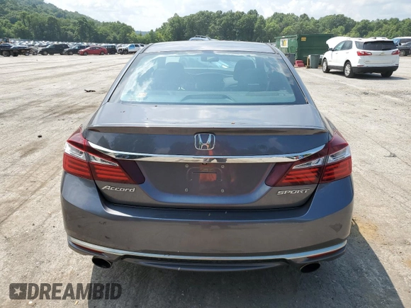2016 Honda Accord Sport z VIN 1HGCR2F53GA184969, wystawiony jako Copart lot #64504045 z przebiegiem 165 146 mil mil oraz Szkoda całkowita • Salvage title. Historia ofert i sprzedaży dostępna na DreamBid. Obrazek 6.