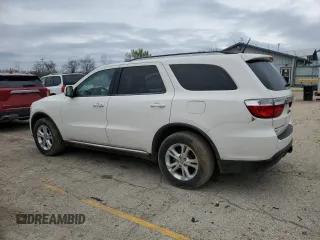 2012 Dodge Durango Crew with VIN 1C4RDJDG6CC153249, listed as a Copart auction lot 51892745 with 136,532 mi miles and Salvage Title. Bid and sale history available at carsss.com. Image 2.