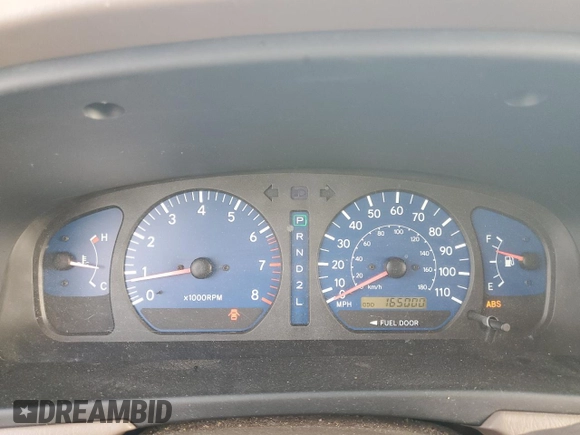 2001 Toyota Sienna LE with VIN 4T3ZF13C51U345619, listed as a Copart auction lot 71761094 with 165,000 mi miles and Salvage Title. Bid and sale history available at carsss.com. Image 9.