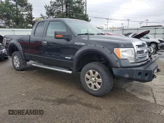 2014 Ford F-150 XL with VIN 1FTFX1ET1EFB24054, listed as a Copart auction lot 85720684 with 150,882 mi miles and Clean Title. Bid and sale history available at carsss.com. Image 4.