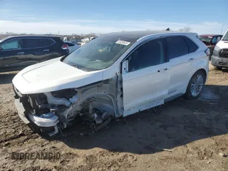 2020 Ford Edge Titanium with VIN 2FMPK4K9XLBB59389, listed as a Copart auction lot 46680645 with 0 mi miles and Salvage Title. Bid and sale history available at carsss.com. Image 1.