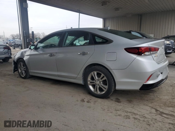 2018 Hyundai Sonata SEL with VIN 5NPE34AF8JH716737, listed as a Copart auction lot 52597155 with 157,574 mi miles and Clean Title. Bid and sale history available at DreamBid. Image 2.