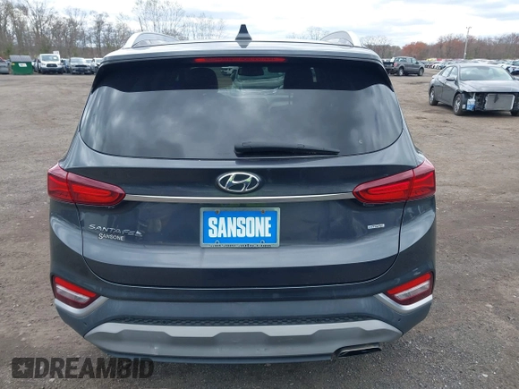 2020 Hyundai Santa Fe SEL with VIN 5NMS3CADXLH247789, listed as a IAAI auction lot 42048642 with 40,483 mi miles. Bid and sale history available at carsss.com. Image 16.