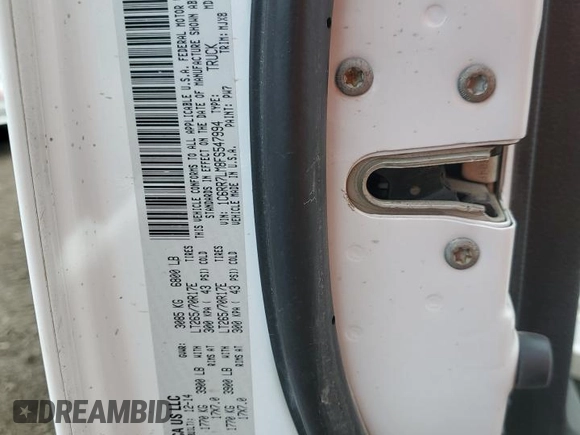2015 Ram 1500 Outdoorsman with VIN 1C6RR7LM8FS547994, listed as a Copart auction lot 50080665 with 186,721 mi miles and Salvage title. Bid and sale history available at DreamBid. Image 12.
