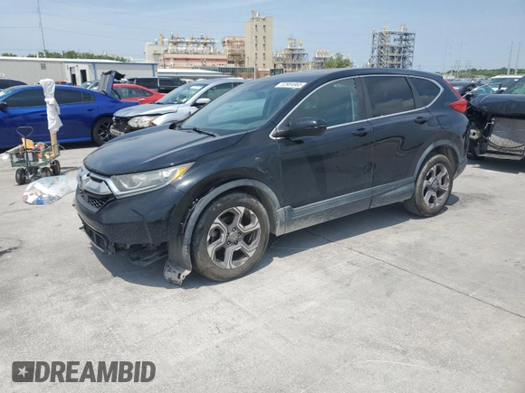 2017 Honda CR-V EX with VIN 7FARW1H57HE015298, listed as a Copart auction lot 52904965 with 105,348 mi miles and Non Repairable. Bid and sale history available at carsss.com. Image 1.