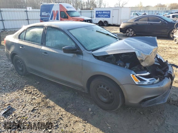 2014 Volkswagen Jetta Sedan S with VIN 3VW2K7AJ7EM237847, listed as a Copart auction lot 49572085 with 112,964 mi miles and Salvage Title. Bid and sale history available at carsss.com. Image 4.