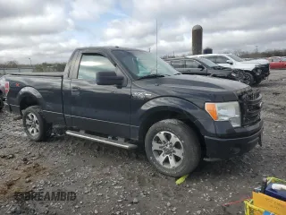 2013 Ford F-150 XL with VIN 1FTMF1CF5DKD45167, listed as a Copart auction lot 45029525 with 141,749 mi miles and Salvage title. Bid and sale history available at DreamBid. Image 4.