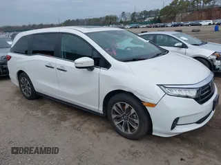 2024 Honda Odyssey EX-L with VIN 5FNRL6H66RB003316, listed as a IAAI auction lot 41304872 with 12,810 mi miles and . Bid and sale history available at DreamBid. Image 13.