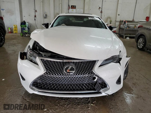 2022 Lexus RC 350 with VIN JTHDZ5BC0N5025338, listed as a Copart auction lot 51649594 with 22,881 mi miles and Salvage title. Bid and sale history available at DreamBid. Image 5.