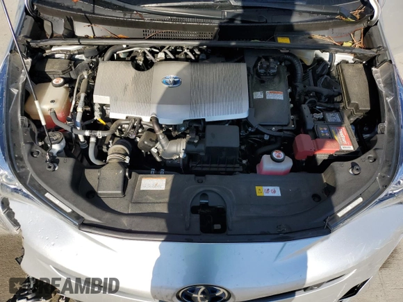 2017 Toyota Prius Two with VIN JTDKARFUXH3037331, listed as a Copart auction lot 89314285 with 74,619 mi miles and Salvage Title. Bid and sale history available at carsss.com. Image 11.
