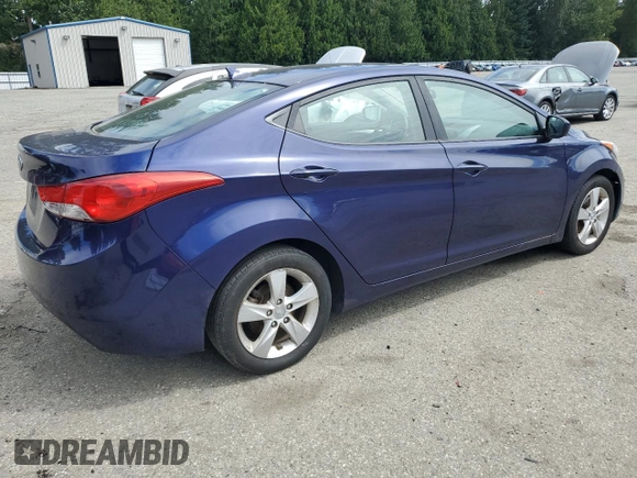 2013 Hyundai Elantra GLS with VIN 5NPDH4AE7DH441418, listed as a Copart auction lot 64474495 with 201,244 mi miles and Clean title. Bid and sale history available at DreamBid. Image 3.