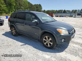 2010 Toyota RAV4 Ltd with VIN JTMDK4DV9A5097485, listed as a Copart auction lot 53018125 with 165,884 mi miles and Salvage Title. Bid and sale history available at carsss.com. Image 4.