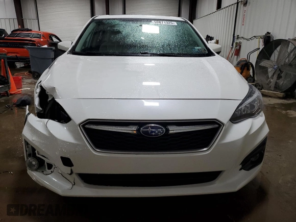 2017 Subaru Impreza Premium z VIN 4S3GKAD66H3604045, wystawiony jako Copart lot #59871325 z przebiegiem 52 071 mil mil oraz Szkoda całkowita • Salvage title. Historia ofert i sprzedaży dostępna na DreamBid. Obrazek 5.