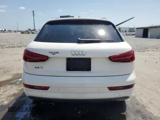 2017 Audi Q3 Premium with VIN WA1BCCFS7HR014683, listed as a Copart auction lot 54739465 with 64,917 mi miles and Salvage title. Bid and sale history available at DreamBid. Image 6.