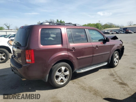 2015 Honda Pilot EX-L z VIN 5FNYF4H54FB029066, wystawiony jako Copart lot #54774505 z przebiegiem Nie podano mil oraz Szkoda całkowita • Salvage title. Historia ofert i sprzedaży dostępna na DreamBid. Obrazek 3.