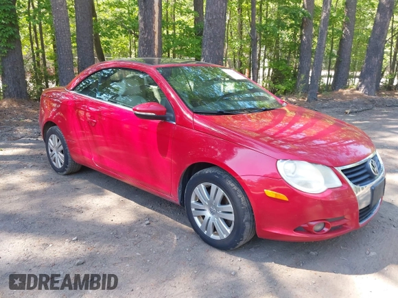 2010 Volkswagen Eos with VIN WVWAA7AH4AV016091, listed as a IAAI auction lot 42138443 with 174,957 mi miles and . Bid and sale history available at DreamBid. Image 1.