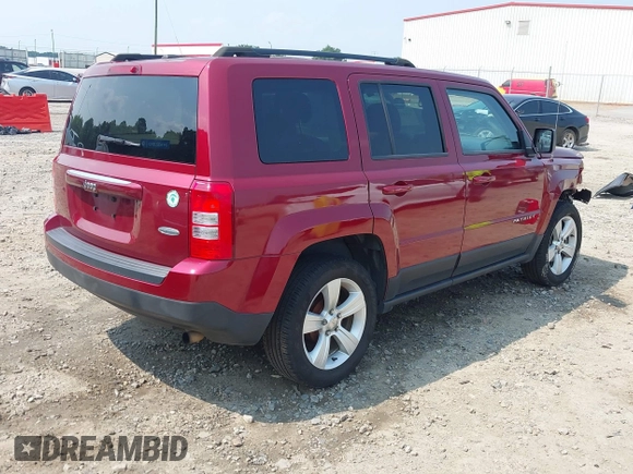 2016 Jeep Patriot Latitude with VIN 1C4NJPFB6GD603624, listed as a IAAI auction lot 42411731 with 187,485 mi miles and . Bid and sale history available at DreamBid. Image 4.
