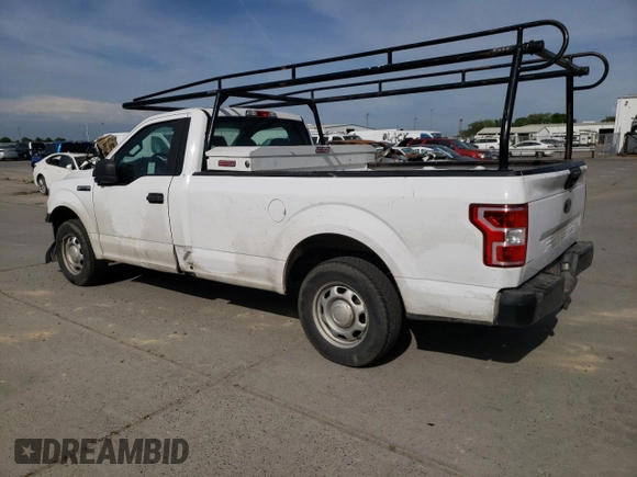 2020 Ford F-150 XL with VIN 1FTMF1CB3LKD51612, listed as a Copart auction lot 52724055 with 147,261 mi miles and Salvage title. Bid and sale history available at DreamBid. Image 2.