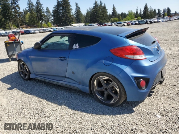 2016 Hyundai Veloster Turbo with VIN KMHTC6AE6GU250732, listed as a Copart auction lot 55528535 with Not provided miles and Clean title. Bid and sale history available at DreamBid. Image 2.