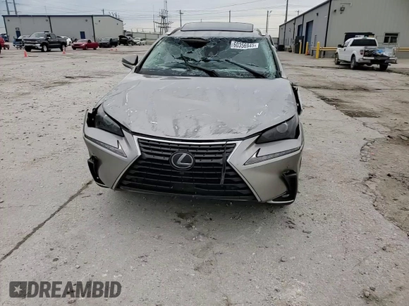 2018 Lexus NX 300 with VIN JTJYARBZ9J2114047, listed as a Copart auction lot 60356945 with 101,362 mi miles and Salvage title. Bid and sale history available at DreamBid. Image 14.