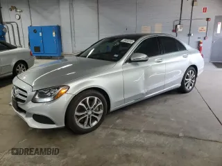 2017 Mercedes-Benz C 300 with VIN 55SWF4JB3HU193448, listed as a Copart auction lot 58008345 with 150,767 mi miles and Salvage title. Bid and sale history available at DreamBid. Image 1.