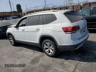 2018 Volkswagen Atlas S z VIN 1V2AR2CA1JC518224, wystawiony jako Copart lot #72723074 z przebiegiem 91 027 mil mil oraz Czysty tytuł • Clean title. Historia ofert i sprzedaży dostępna na DreamBid. Obrazek 2.