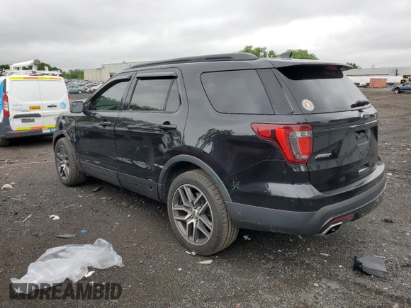 2016 Ford Explorer Sport with VIN 1FM5K8GT1GGC80328, listed as a Copart auction lot 60428055 with 126,337 mi miles and Salvage title. Bid and sale history available at DreamBid. Image 2.