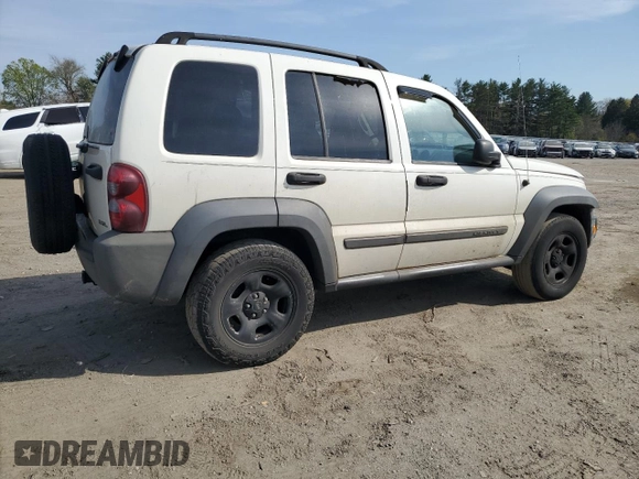 2007 Jeep Liberty Sport with VIN 1J4GL48K67W670575, listed as a Copart auction lot 53596365 with 219,882 mi miles and Salvage Title. Bid and sale history available at carsss.com. Image 3.