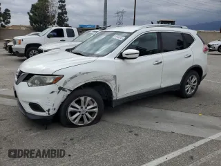 2016 Nissan Rogue SV with VIN KNMAT2MT5GP695511, listed as a Copart auction lot 53560245 with 165,771 mi miles and Salvage Title. Bid and sale history available at carsss.com. Image 1.