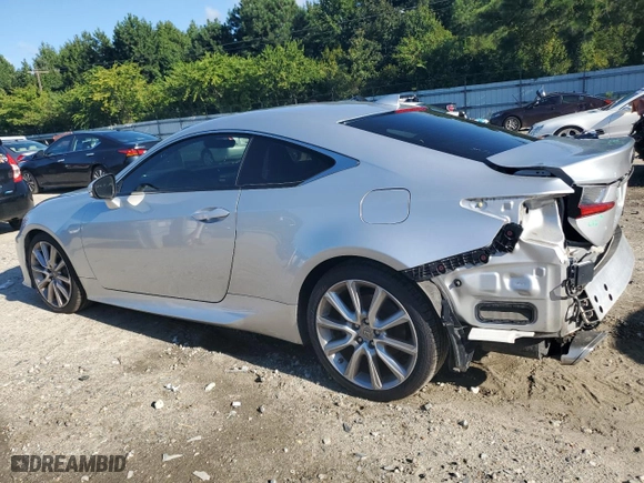 2015 Lexus RC 350 with VIN JTHSE5BC5F5002478, listed as a Copart auction lot 69743824 with 100,098 mi miles and Salvage Title. Bid and sale history available at carsss.com. Image 2.