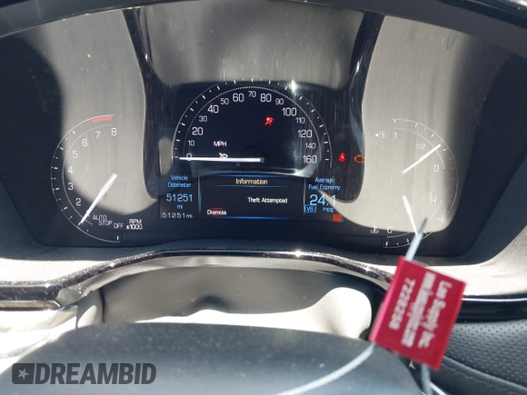 2019 Cadillac XT5 FWD with VIN 1GYKNARS4KZ259863, listed as a IAAI auction lot 42603196 with 51,251 mi miles and . Bid and sale history available at DreamBid. Image 7.