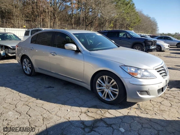 2010 Hyundai Genesis with VIN KMHGC4DF8AU099426, listed as a Copart auction lot 46609965 with 292,555 mi miles and Clean Title. Bid and sale history available at carsss.com. Image 4.
