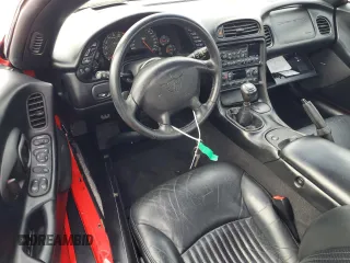 2002 Chevrolet Corvette Z06 with VIN 1G1YY12S325128764, listed as a Copart auction lot 76672384 with 0 mi miles and Salvage Title. Bid and sale history available at carsss.com. Image 8.