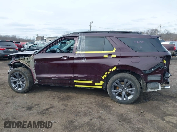 2023 Ford Explorer XLT with VIN 1FMSK8DH7PGB42506, listed as a IAAI auction lot 41610279 with 30,803 mi miles and . Bid and sale history available at carsss.com. Image 14.