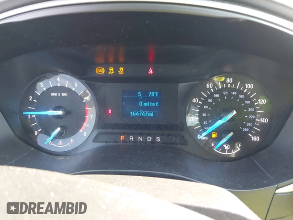 2016 Ford Fusion S with VIN 1FA6P0G79G5112887, listed as a IAAI auction lot 41522790 with 164,747 mi miles. Bid and sale history available at carsss.com. Image 7.