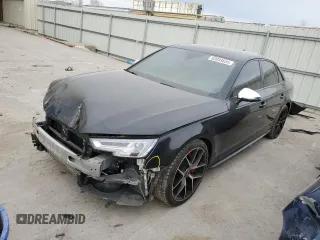 2018 Audi S4 Premium Plus z VIN WAUB4AF49JA203314, wystawiony jako Copart lot #83093654 z przebiegiem 129 742 mil mil oraz Szkoda całkowita • Salvage title. Historia ofert i sprzedaży dostępna na DreamBid. Obrazek 1.