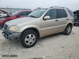 2003 Mercedes-Benz M-Class 3.7L with VIN 4JGAB57E63A428873, listed as a Copart auction lot 44179105 with 191,384 mi miles and Salvage Title. Bid and sale history available at carsss.com. Image 1.