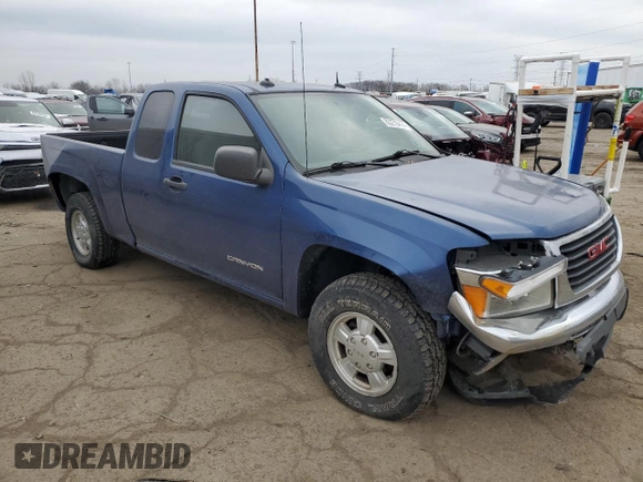2005 GMC Canyon SLE Z85 with VIN 1GTCS196758179070, listed as a Copart auction lot 83270414 with 128,962 mi miles and Clean Title. Bid and sale history available at carsss.com. Image 4.