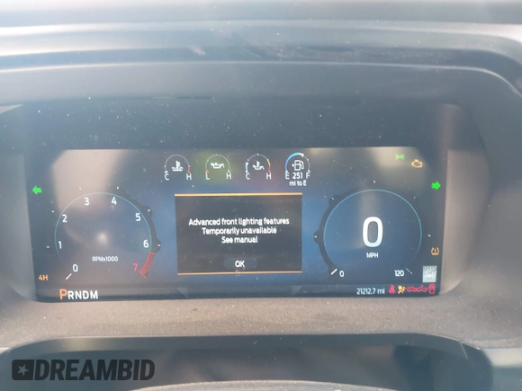2024 Ford F-150 with VIN 1FTFW7LD9RFB84896, listed as a IAAI auction lot 42256542 with 21,212 mi miles and . Bid and sale history available at DreamBid. Image 7.