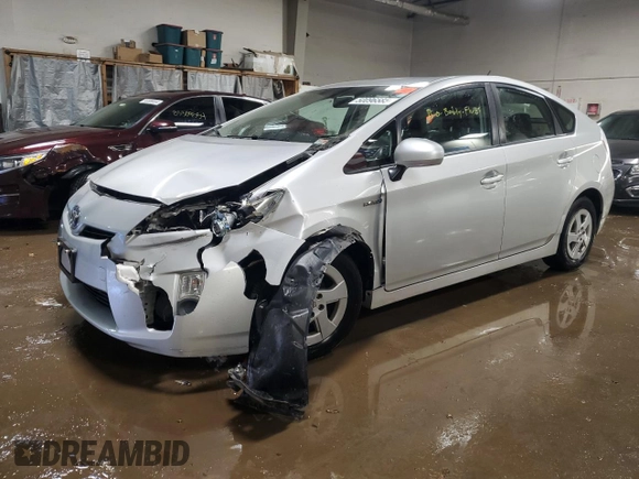 2010 Toyota Prius II with VIN JTDKN3DU6A0207518, listed as a Copart auction lot 50096585 with Not Provided miles and Salvage Title. Bid and sale history available at carsss.com. Image 1.