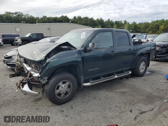 2005 GMC Canyon 1SF SLE Z71 with VIN 1GTDT136X58262521, listed as a Copart auction lot 73214044 with 0 mi miles and Salvage Title. Bid and sale history available at carsss.com. Image 1.