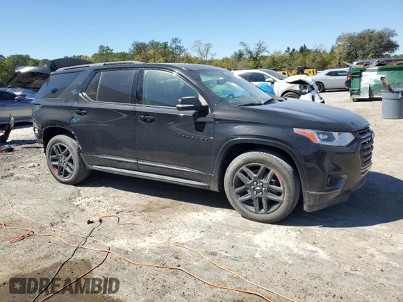 2021 Chevrolet Traverse Premier with VIN 1GNERKKW9MJ244052, listed as a Copart auction lot 49013455 with 35,957 mi miles and Non Repairable. Bid and sale history available at carsss.com. Image 4.
