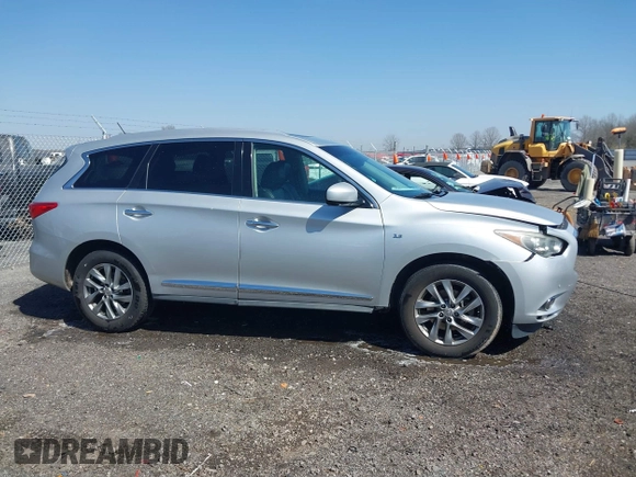 2015 Infiniti QX60 with VIN 5N1AL0MN7FC510527, listed as a IAAI auction lot 41791053 with 256,246 mi miles. Bid and sale history available at carsss.com. Image 13.